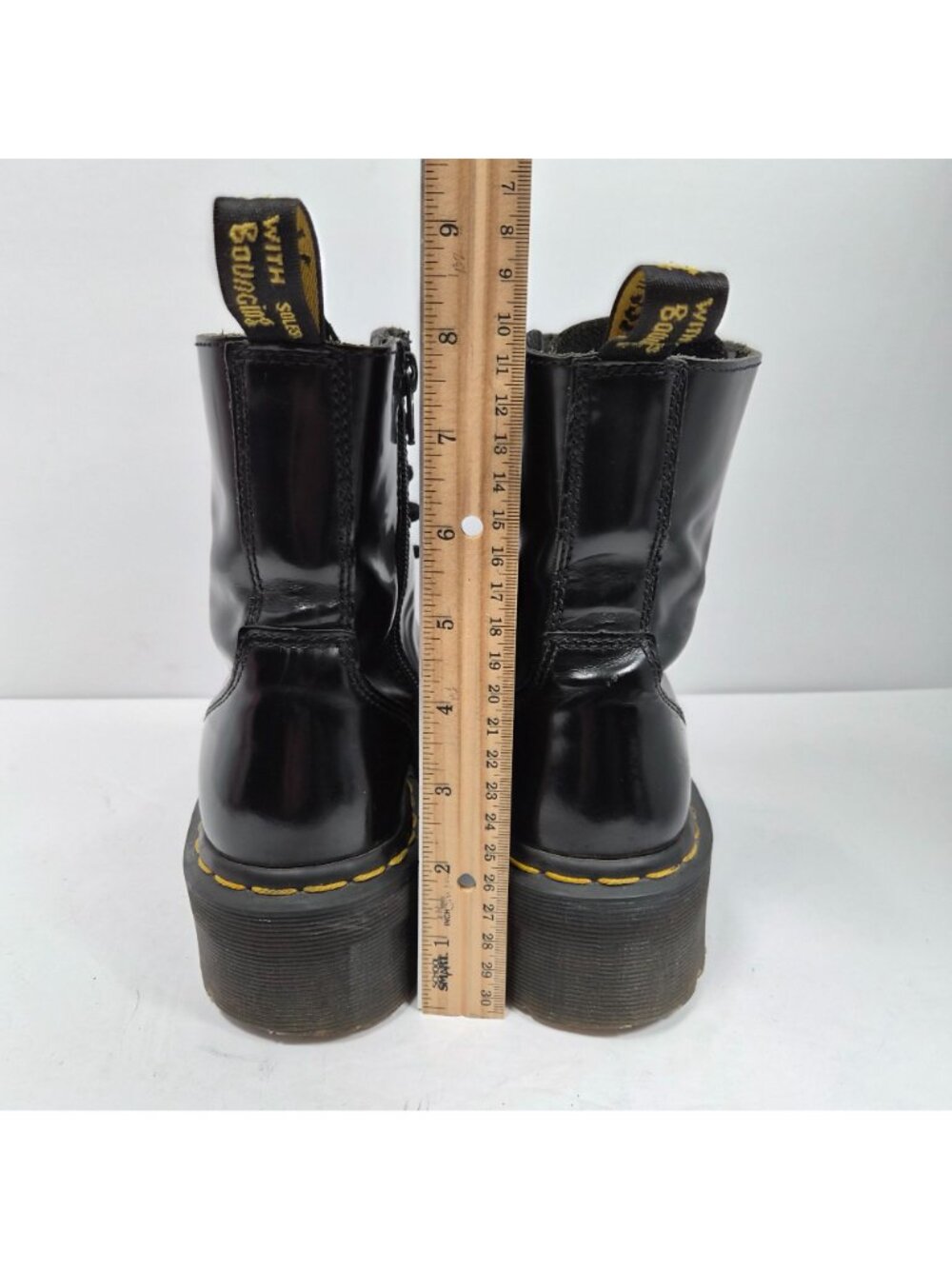 Dr. Martens Jadon Women's Black Platform Boots US Size 6 - Picture 6 of 12